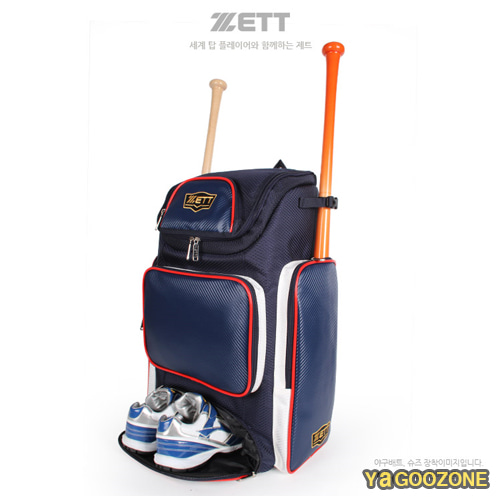 ZETT BAK-429S 백팩 (네이비/레드)